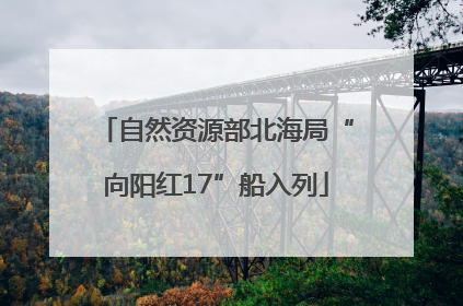 自然资源部北海局“向阳红17”船入列