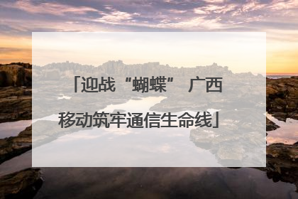 迎战“蝴蝶” 广西移动筑牢通信生命线