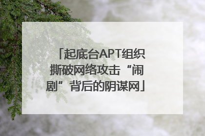 起底台APT组织 撕破网络攻击“闹剧”背后的阴谋网