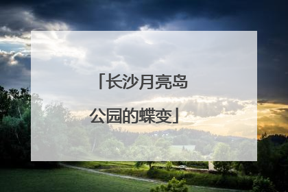 长沙月亮岛公园的蝶变