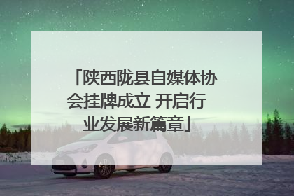 陕西陇县自媒体协会挂牌成立 开启行业发展新篇章