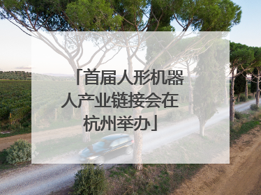 首届人形机器人产业链接会在杭州举办