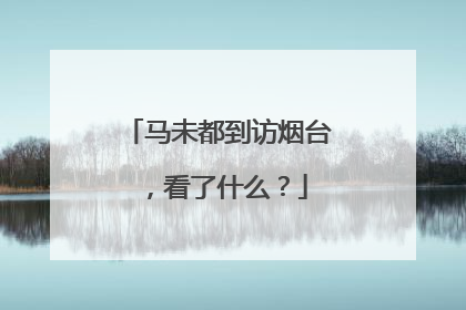 马未都到访烟台，看了什么？