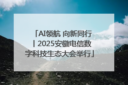 AI领航 向新同行丨2025安徽电信数字科技生态大会举行